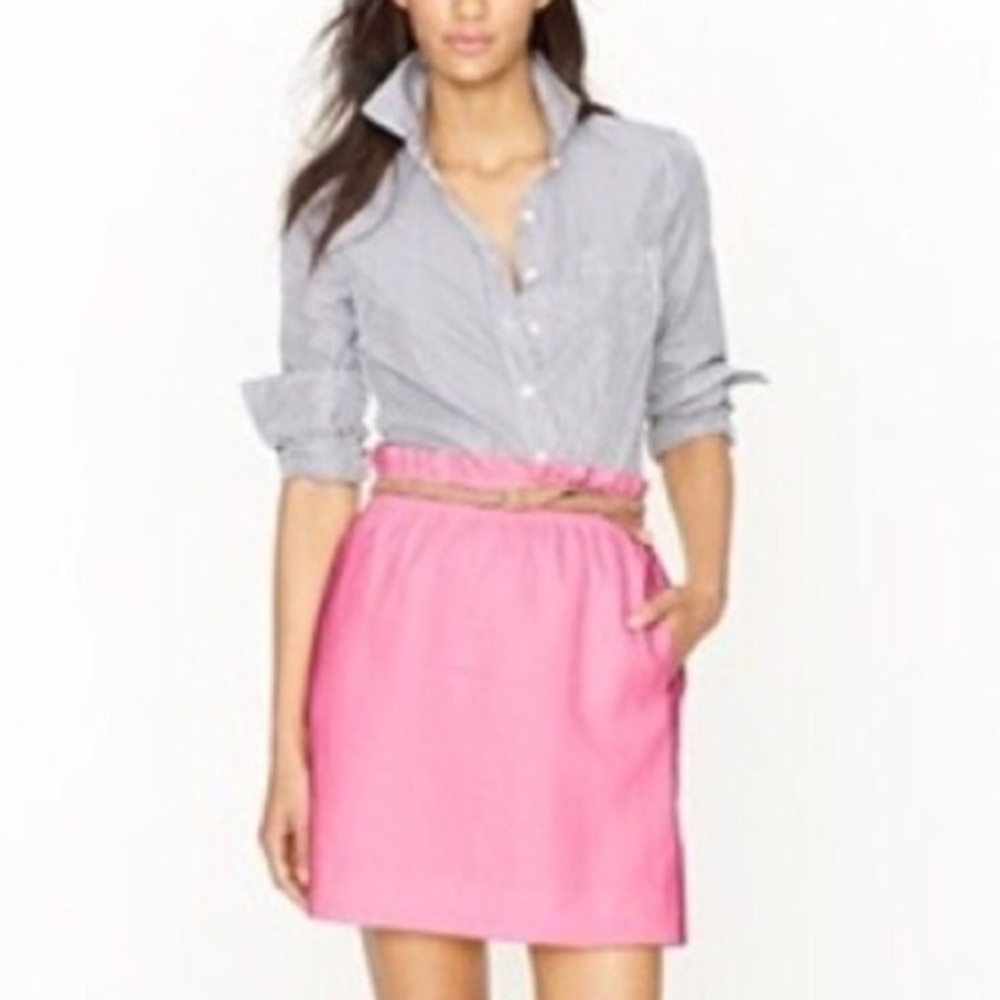 Pink J Crew skirt